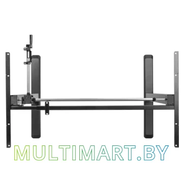 Стол для работы стоя ErgoSmart Manual Desk 1380x800x18 мм (дуб мореный/черный) картинка 2